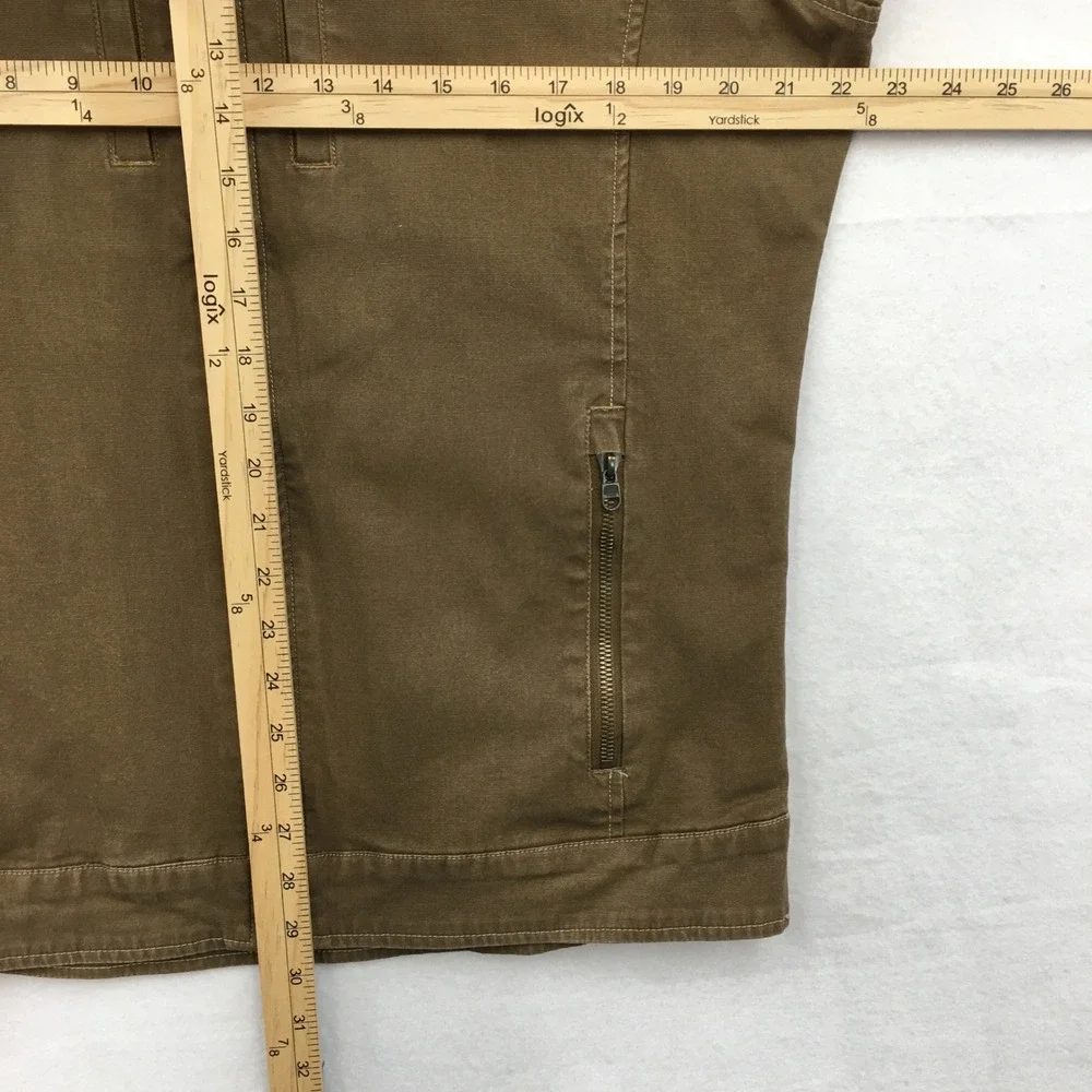 Kuhl Mens Double Kross Jacket Rugged Canvas Full Zip Cotton Outdoor Coat Large